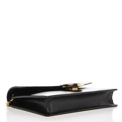 Fendi Vitello Liberty Lucido F is Fendi Medium Envelope Wallet on Chain Black 4 of 8