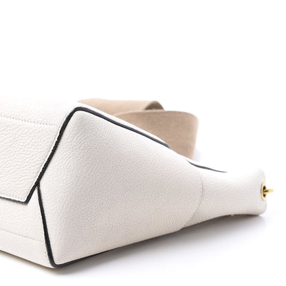 Celine Goatskin Sangle Bucket Bag White 7 of 9