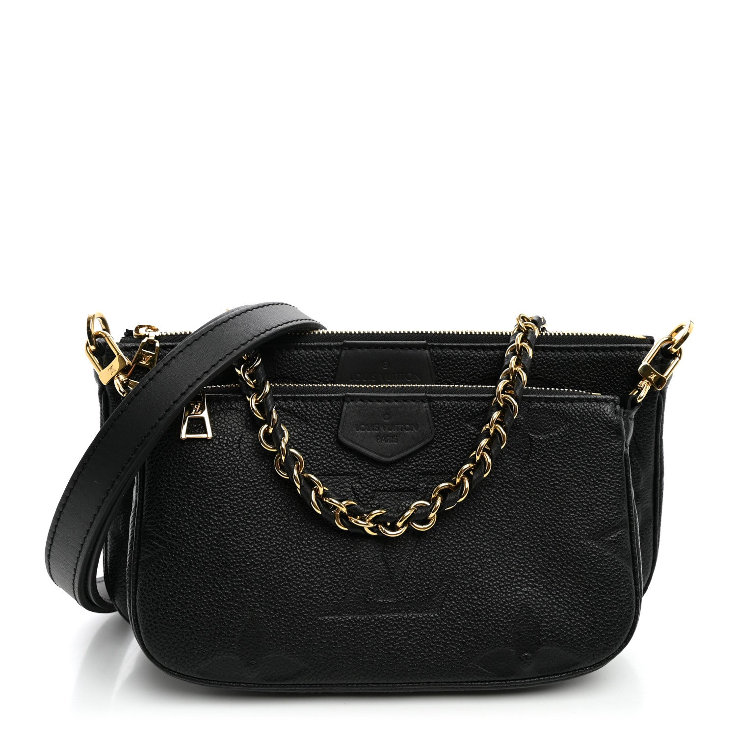 Louis Vuitton Empreinte Monogram Giant Multi Pochette Accessories Black 1 of 10