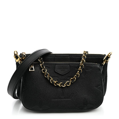 Louis Vuitton Empreinte Monogram Giant Multi Pochette Accessories Black 1 of 10