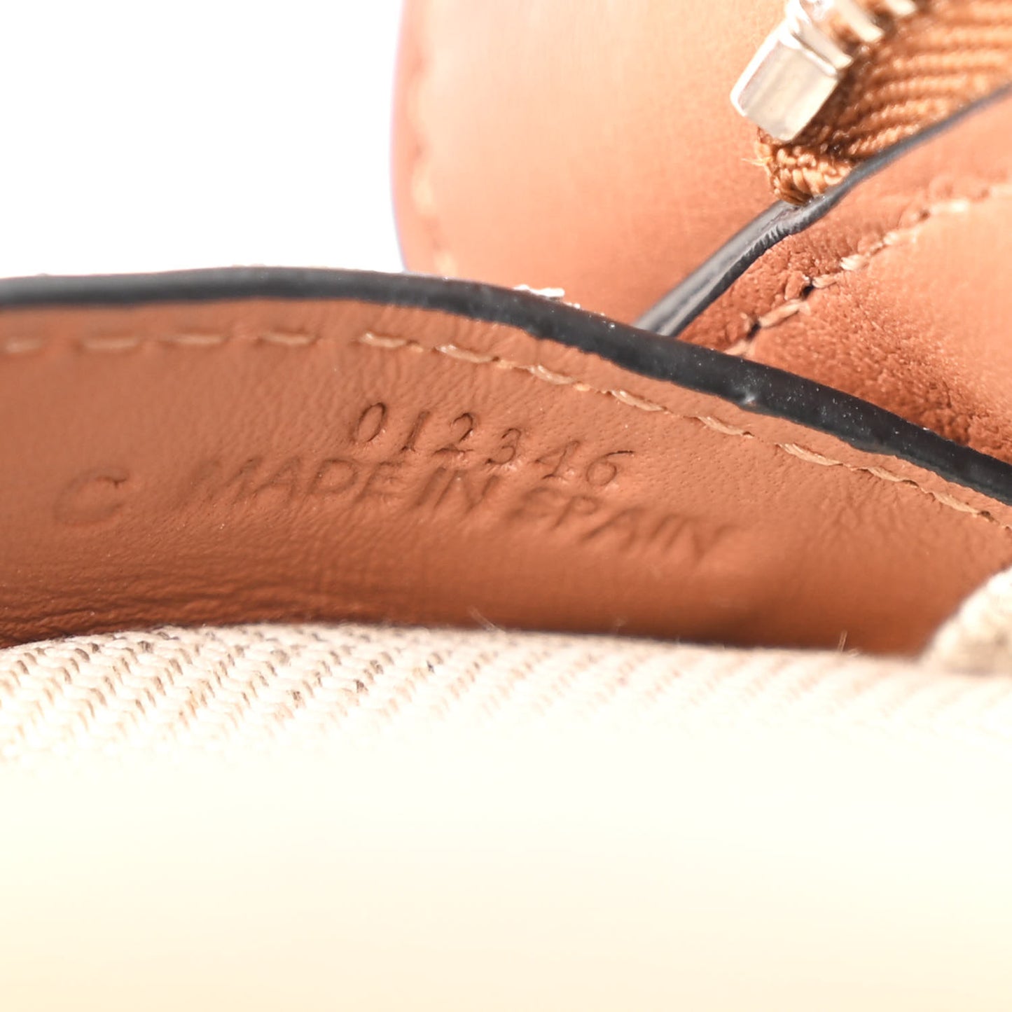 Calfskin Mini Puzzle Edge Bag Tan