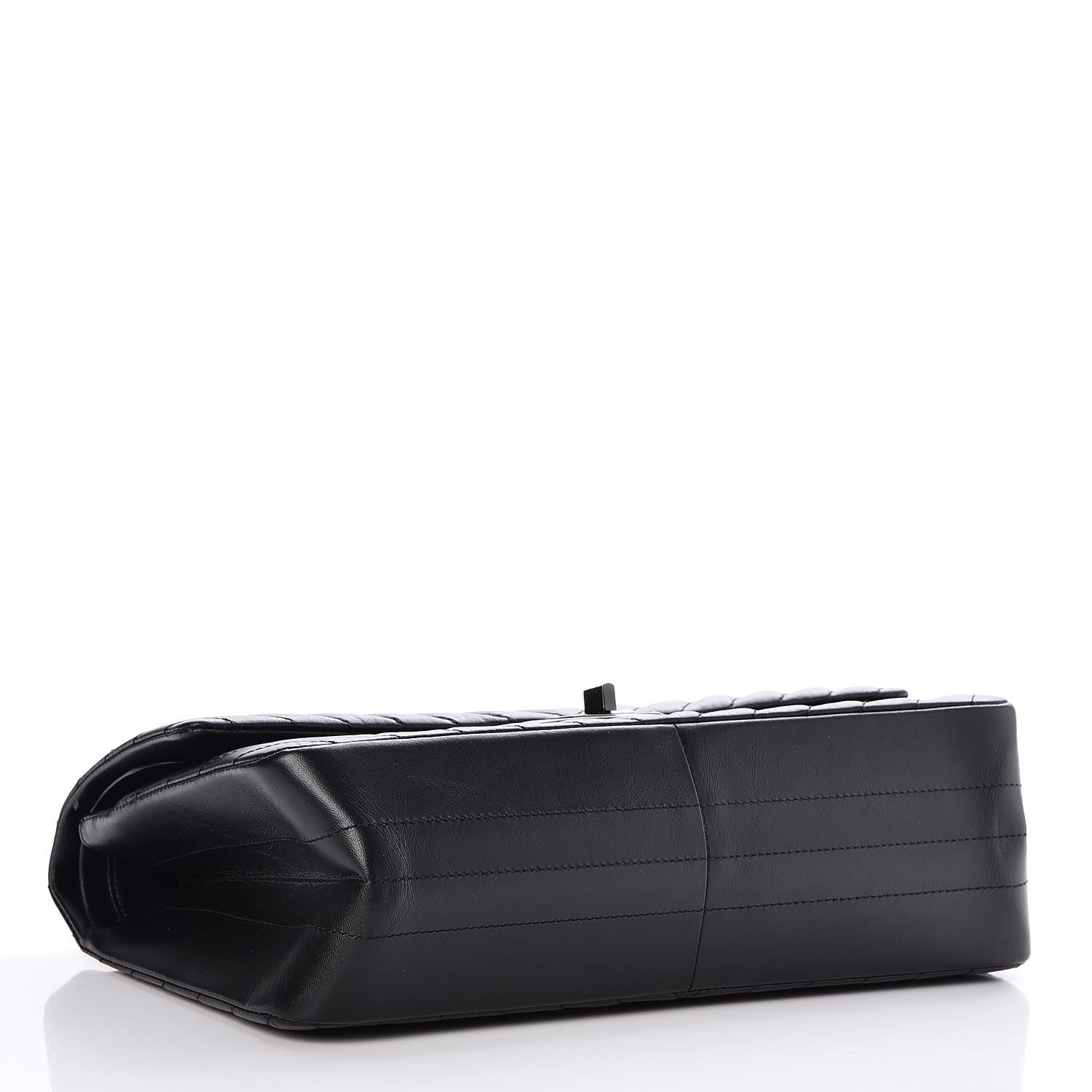 Chanel Aged Calfskin Chevron 2.55 Reissue 226 So Black 4 of 8