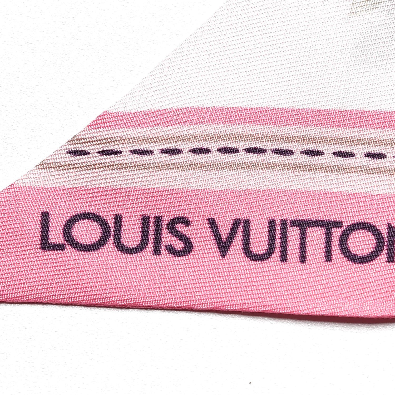 Louis Vuitton Silk Monogram A la Folie BB Bandeau Light Pink 3 of 4