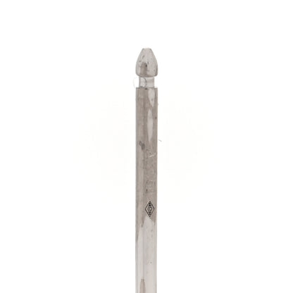 Cartier 18K White Gold Diamond .34ctw Solitaire Earrings 5 of 6