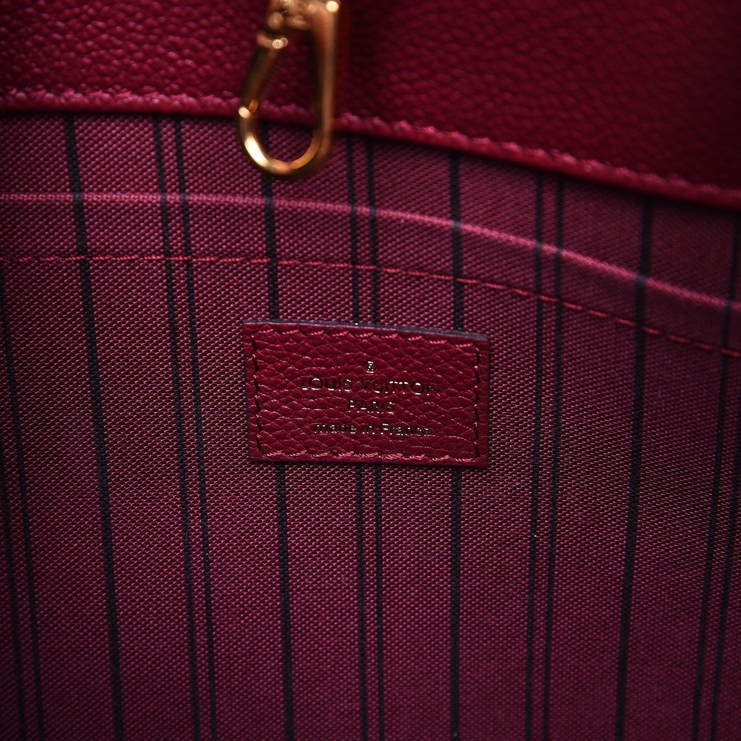 Louis Vuitton Empreinte Montaigne MM Raisin 7 of 8