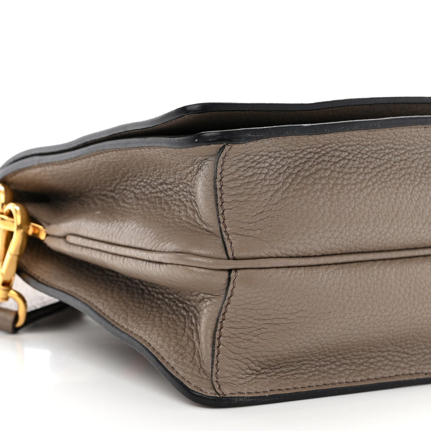 Vitello Daino Crossbody Flap Argilla