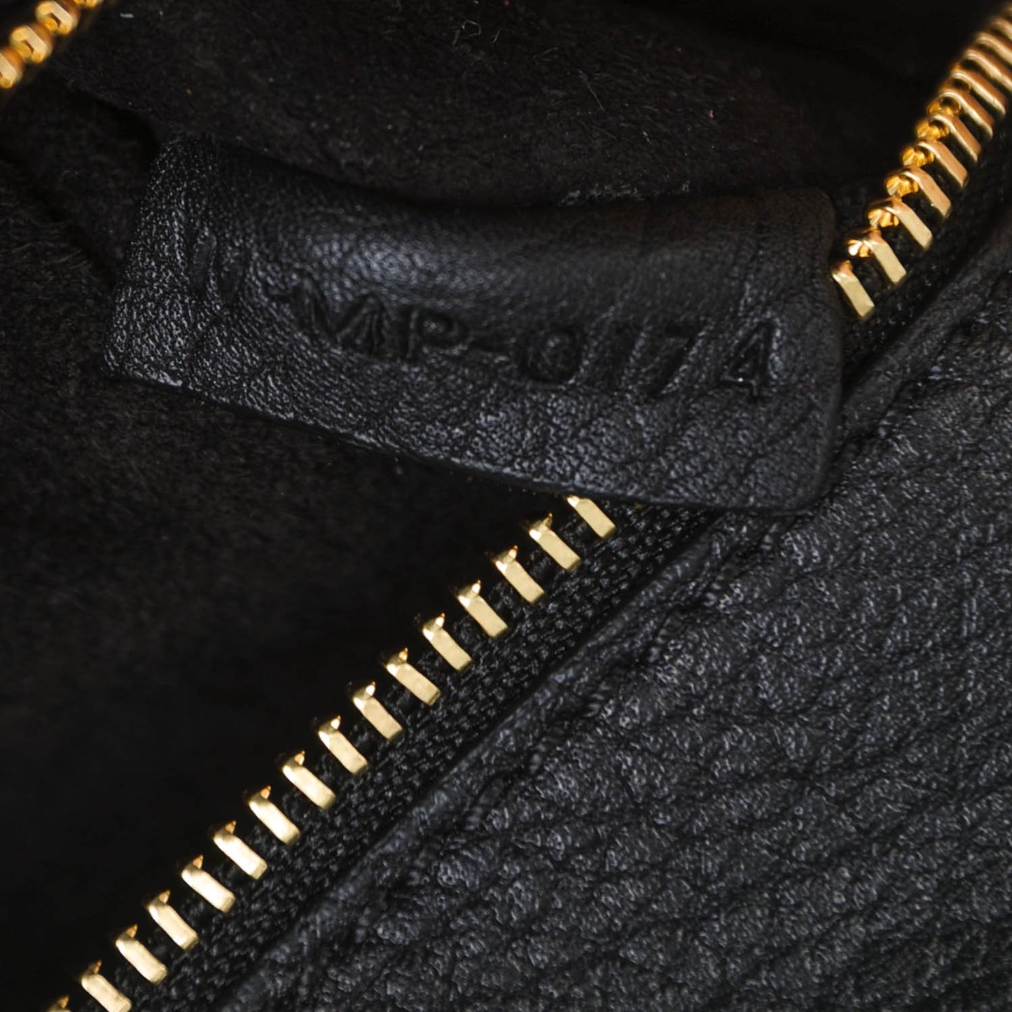 Crisped Calfskin Small Tie Knot Tote Black