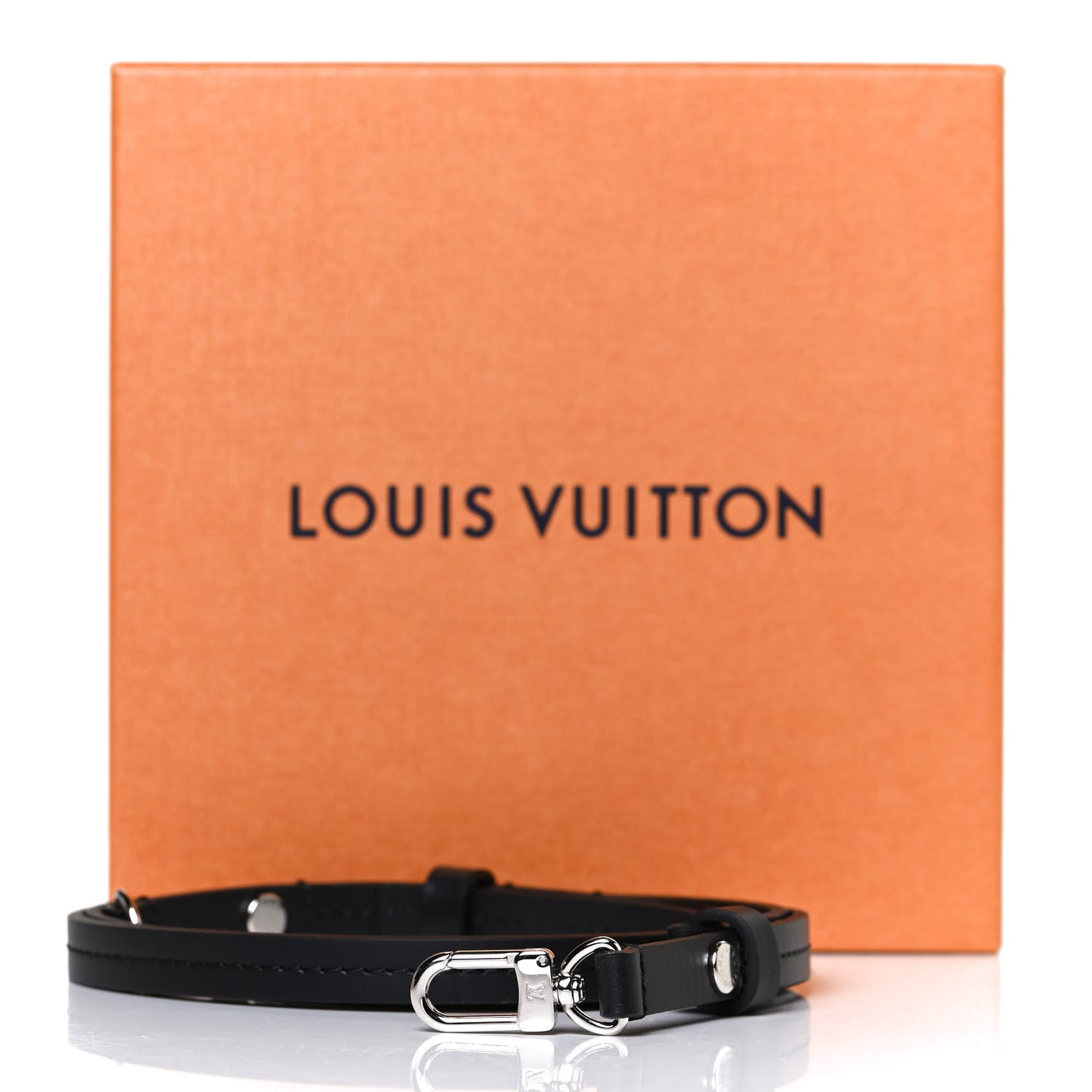 Calfskin 16mm Adjustable Shoulder Strap Black