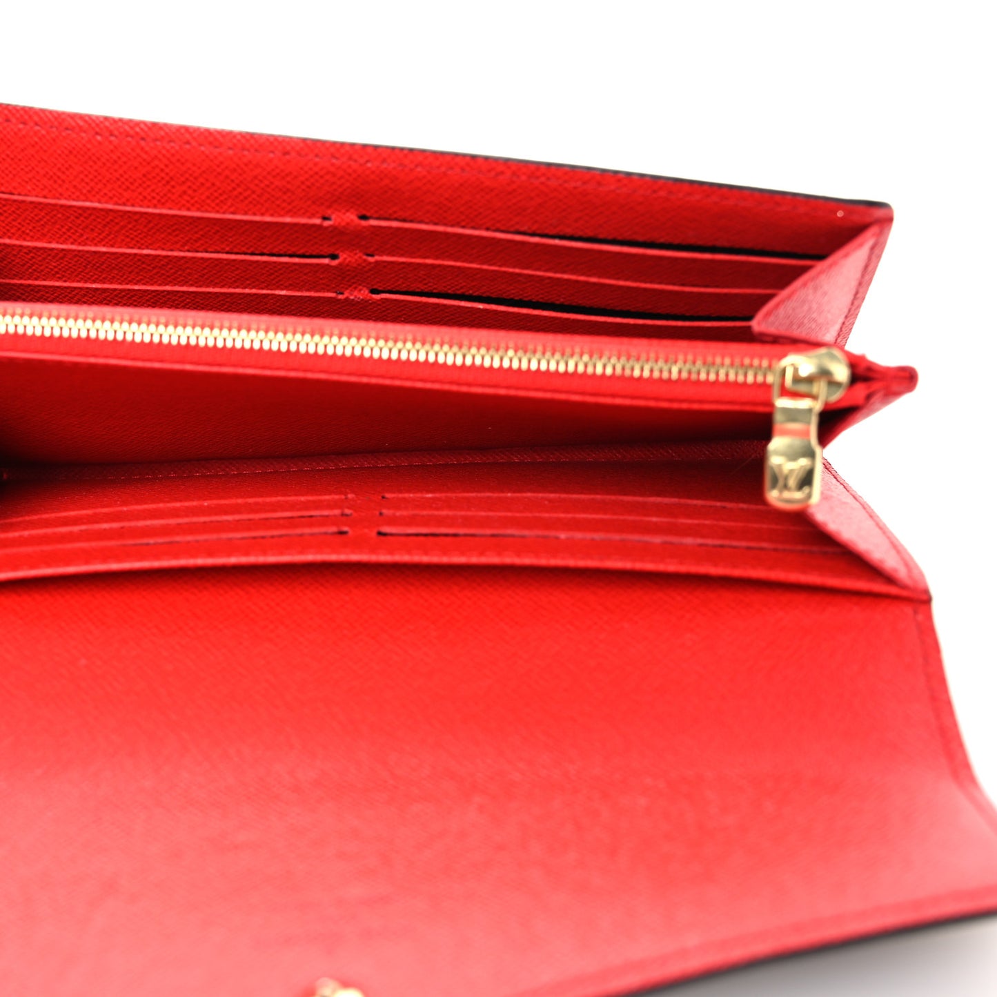 Monogram Sarah Wallet NM Coquelicot