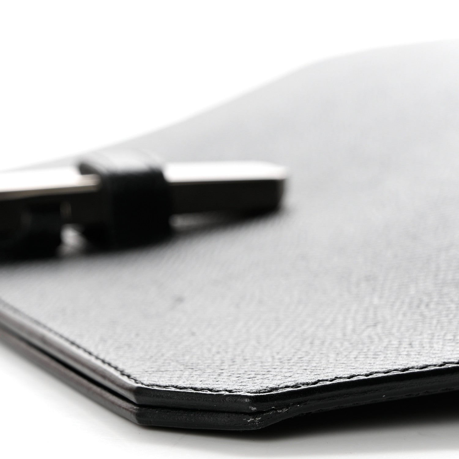 Hermes Epsom Baton de Craie Pochette Bleu Encre Black 8 of 11