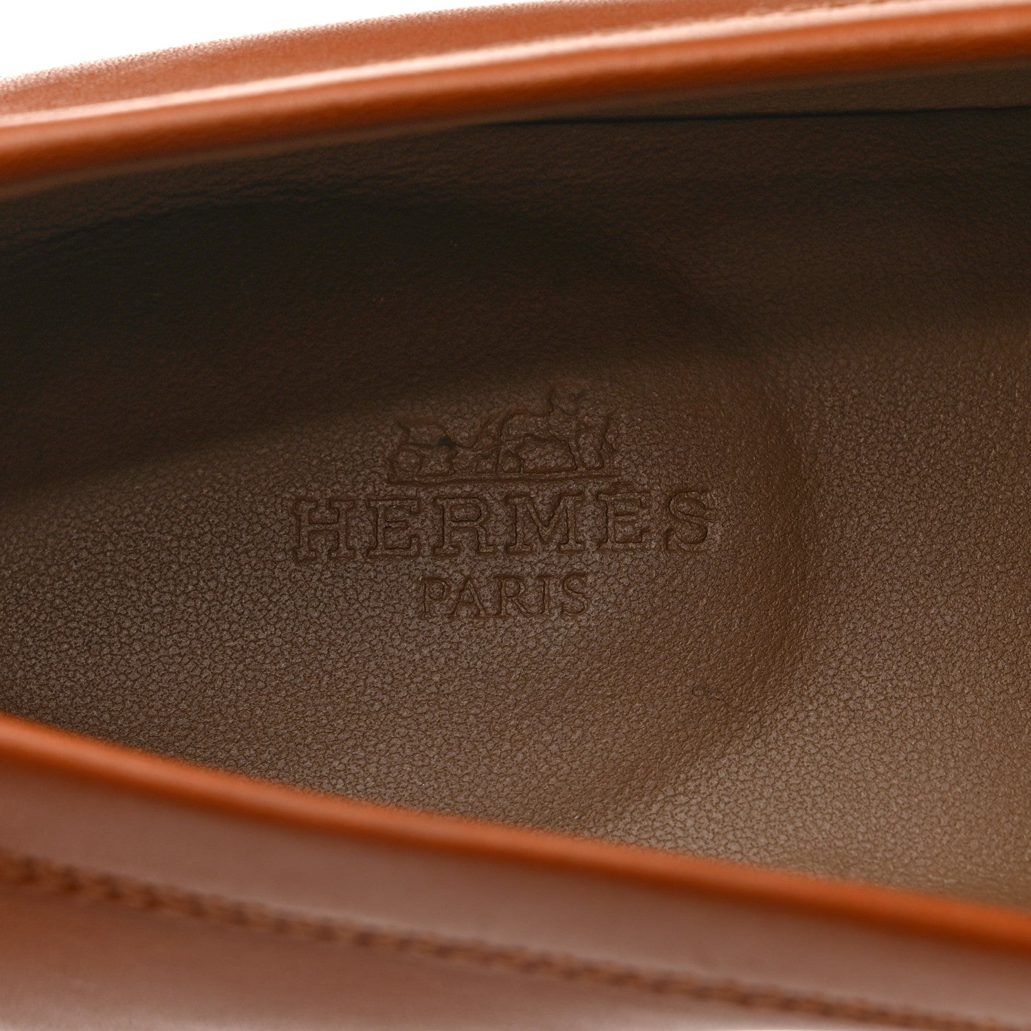 Hermes Calfskin Womens Destin Loafer 37 Naturel 7 of 9