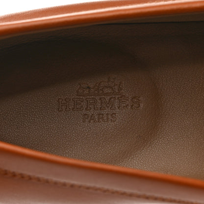 Hermes Calfskin Womens Destin Loafer 37 Naturel 7 of 9