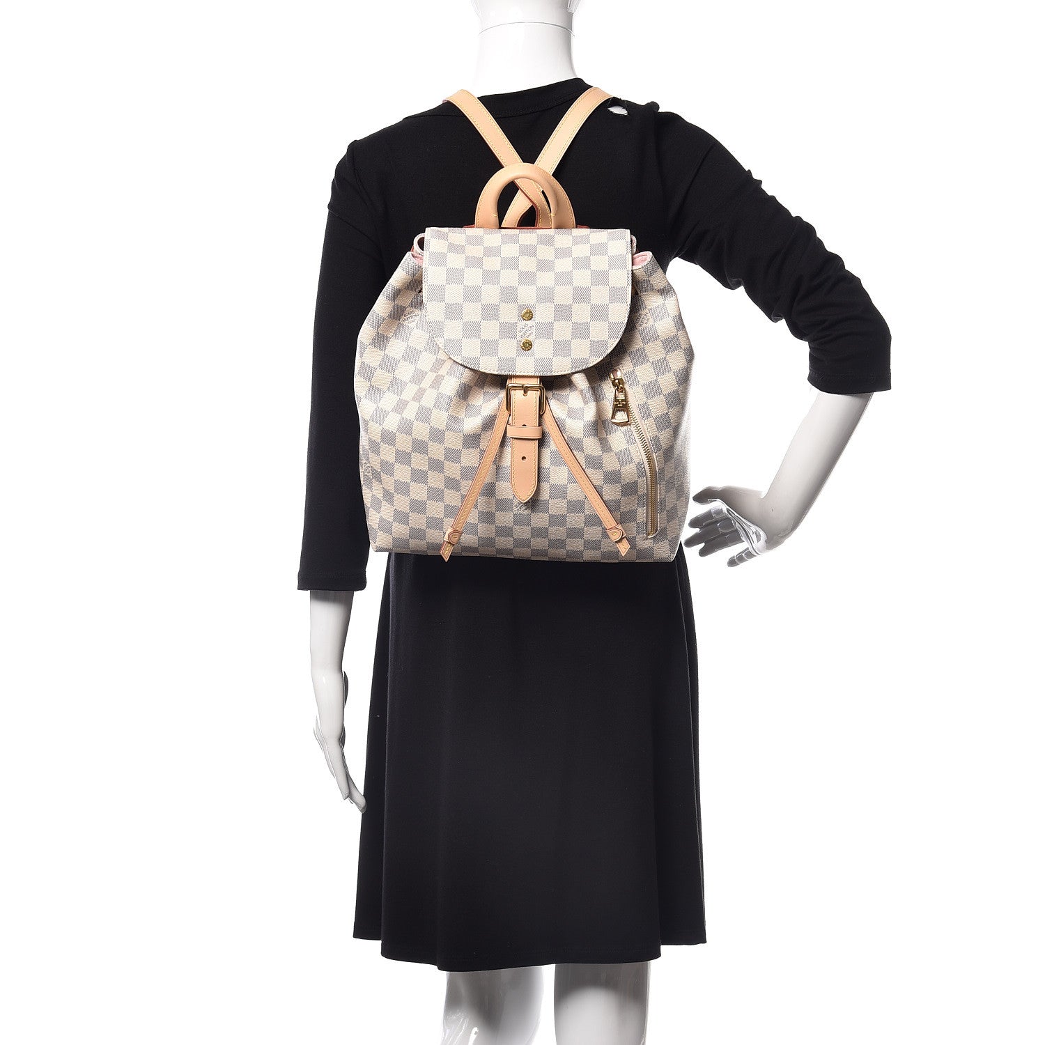 Louis Vuitton Damier Azur Sperone Backpack 2 of 8