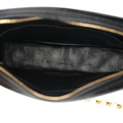 Chanel Patent Quilted CC Camera Case Black 5 of 14