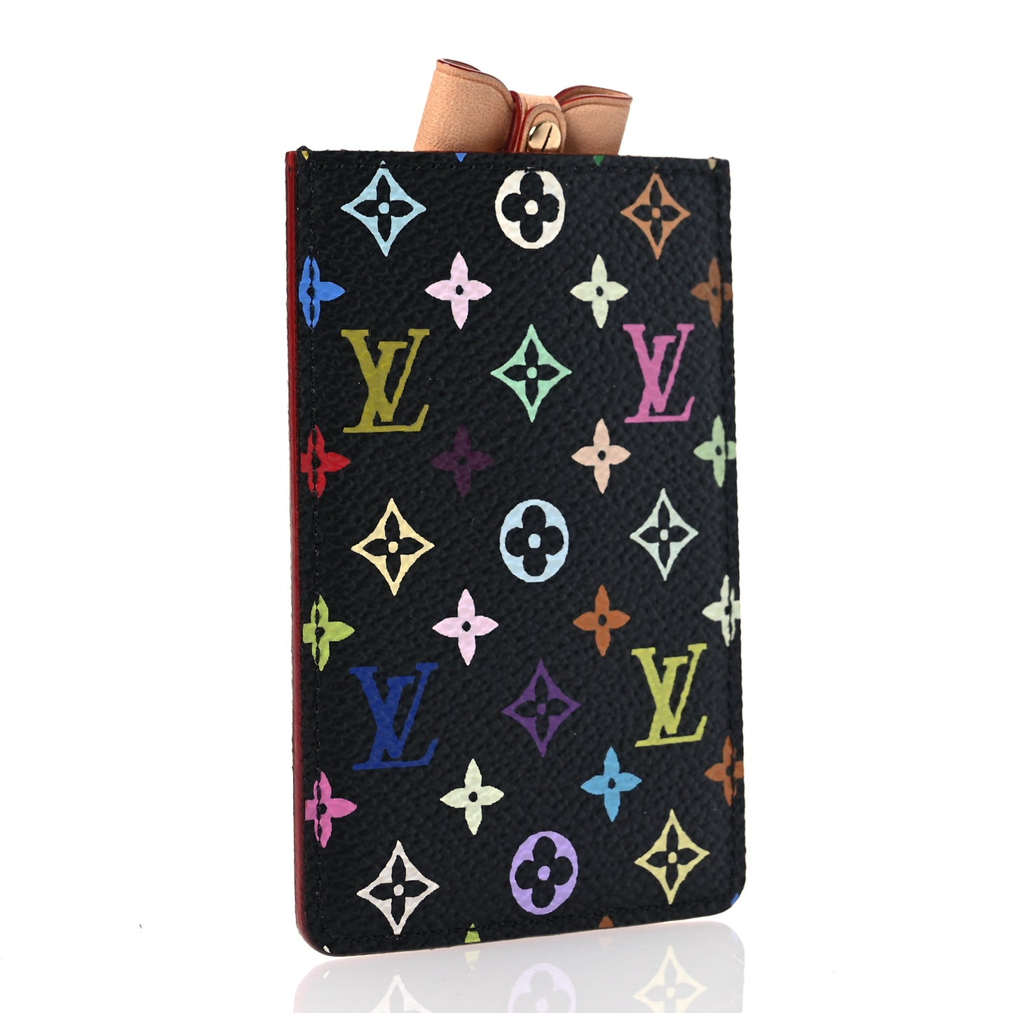 Monogram Multicolor Mirror and Case Pouch Black