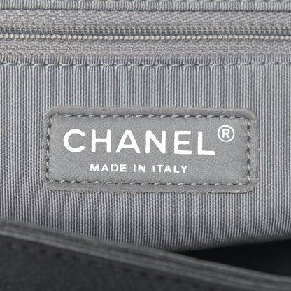 Chanel Washed Lambskin Quilted Medium Chain Around Messenger Black 6 of 9