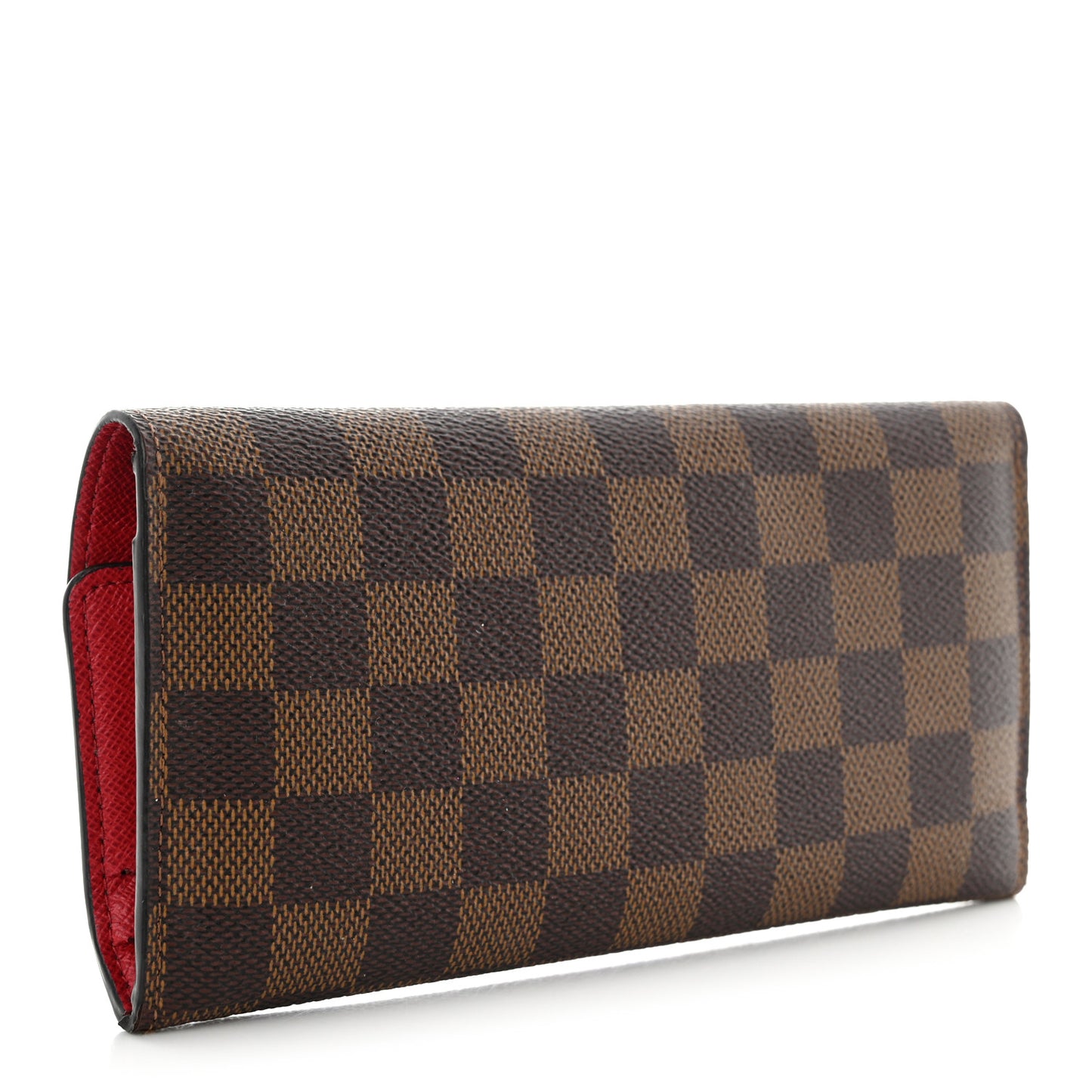 Damier Ebene Josephine Wallet Red