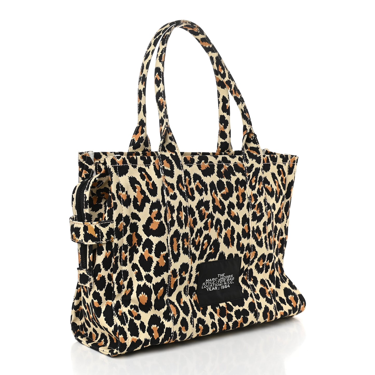 Cotton Canvas Leopard Print The Traveler Tote Bag
