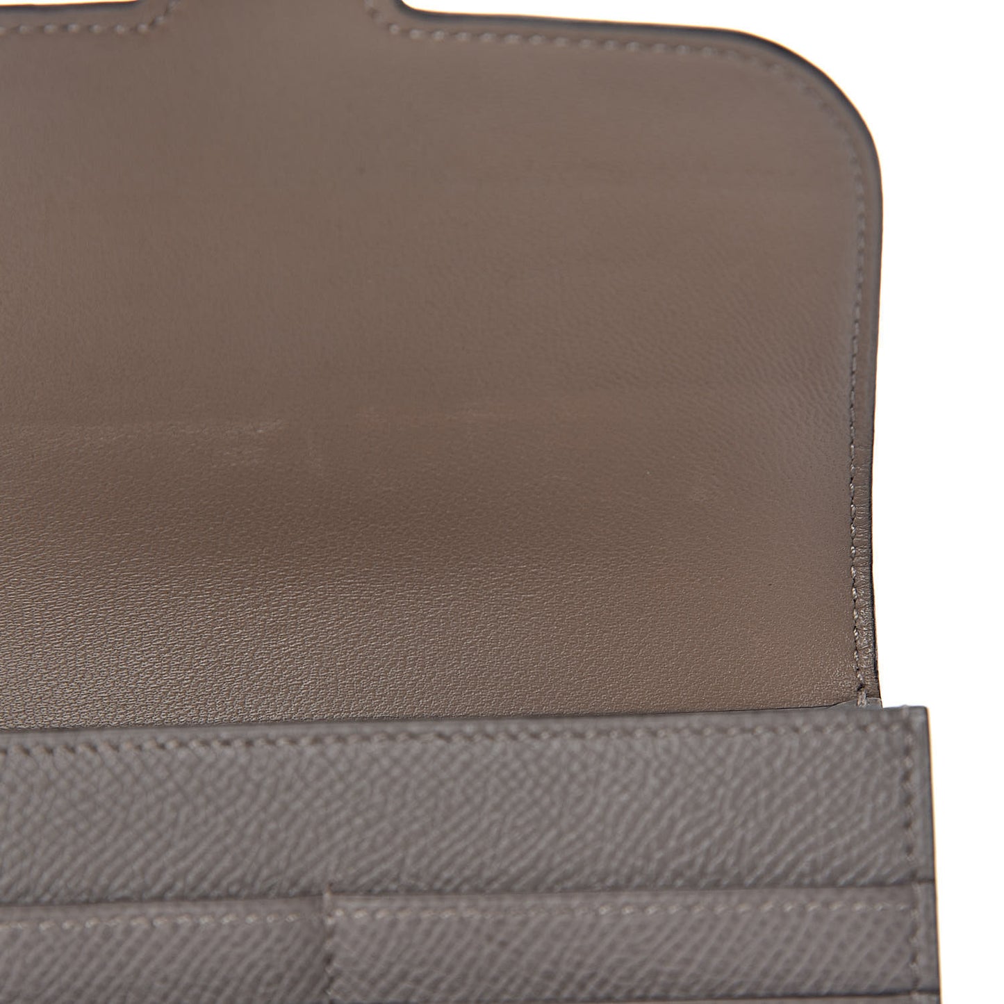 Epsom Constance Short Wallet Gris Asphalte