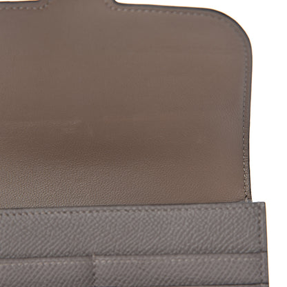 Hermes Epsom Constance Short Wallet Gris Asphalte 9 of 19