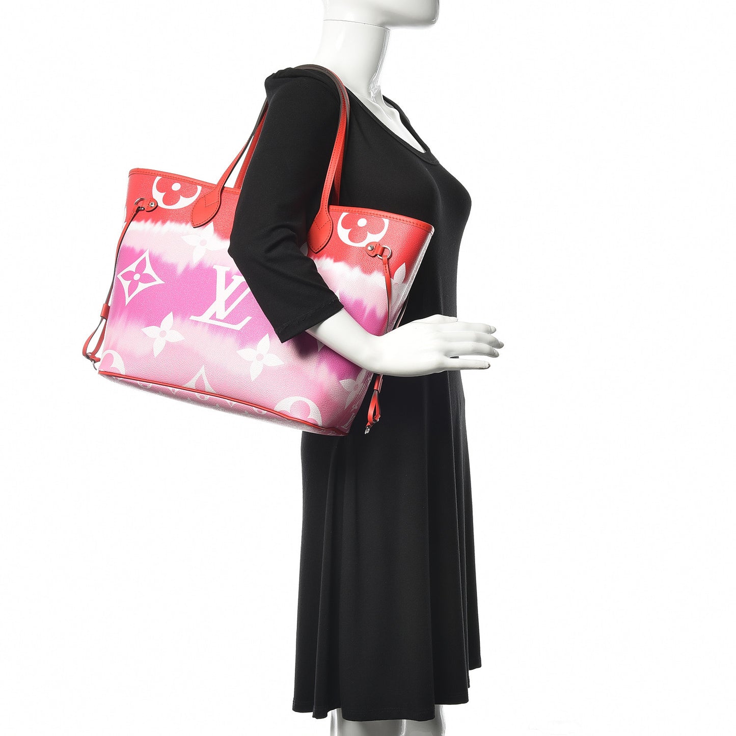 Monogram Escale Neverfull MM Rouge