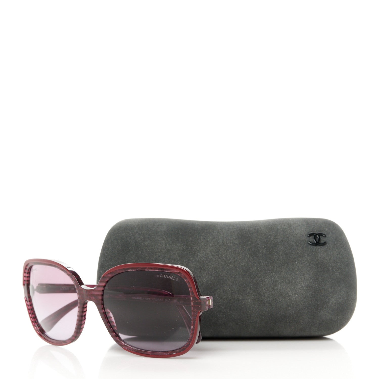 Chanel CC Sunglasses 5319 Red 8 of 8