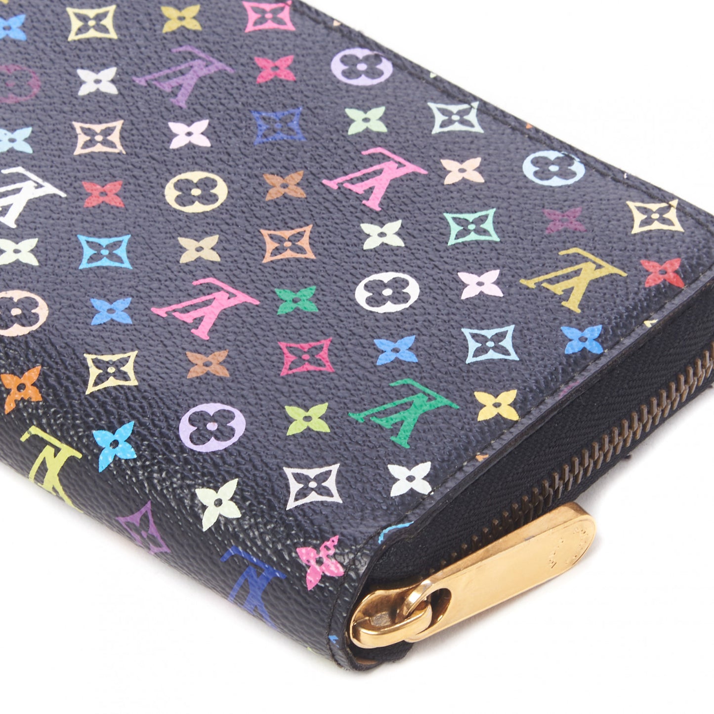 Monogram Multicolor Zippy Wallet Black