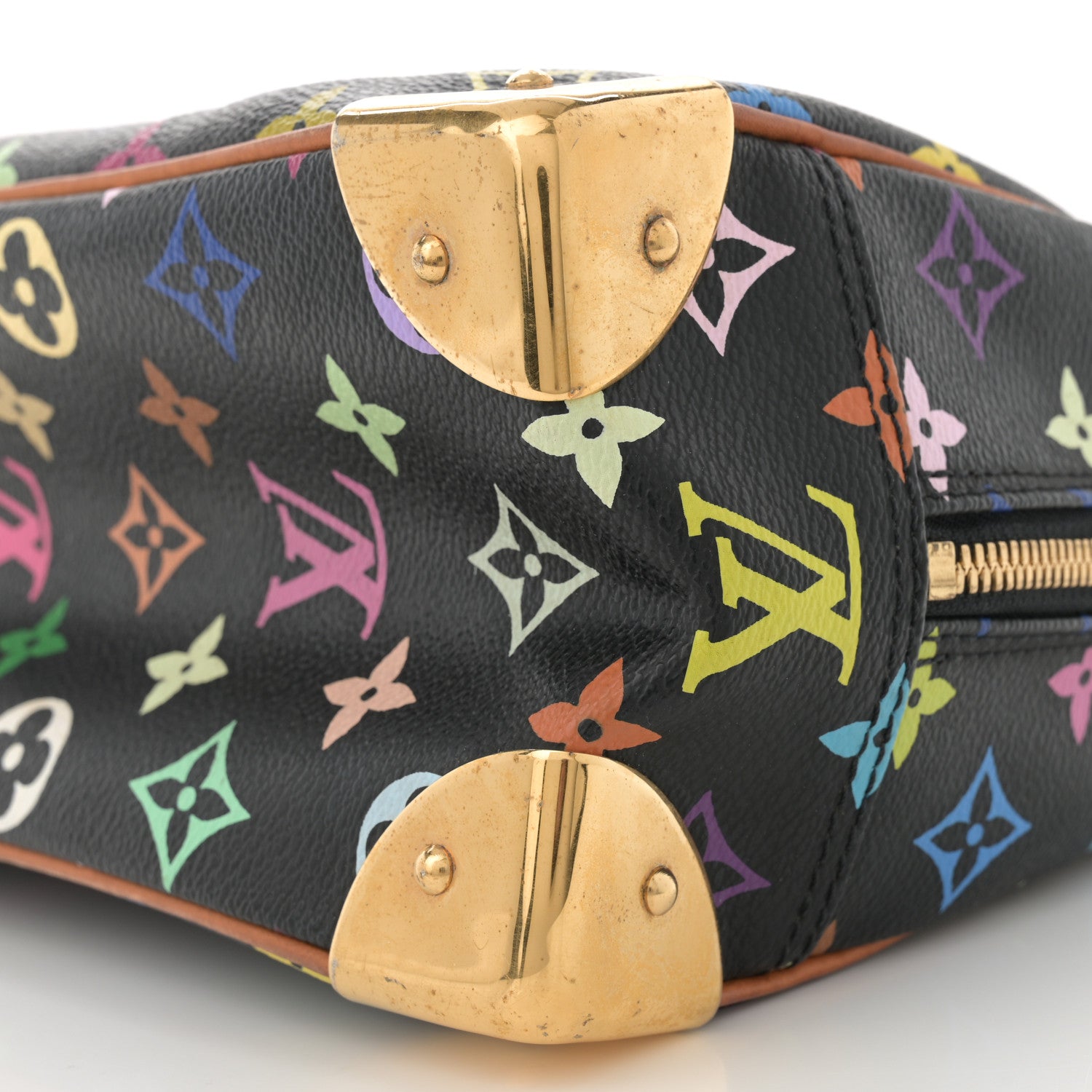 Louis Vuitton Monogram Multicolor Trouville Black 10 of 12