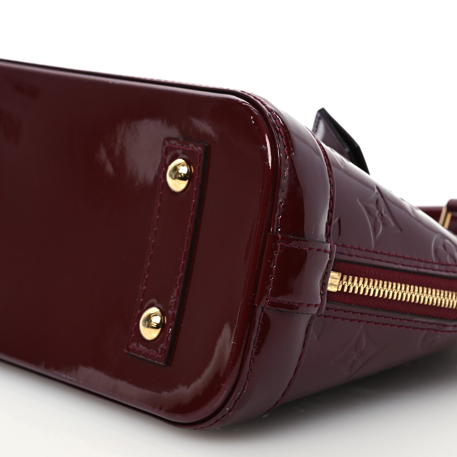 Louis Vuitton Vernis Alma BB Griotte 10 of 18