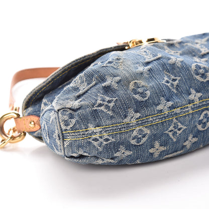 Louis Vuitton Monogram Denim Mini Pleaty Blue 7 of 15