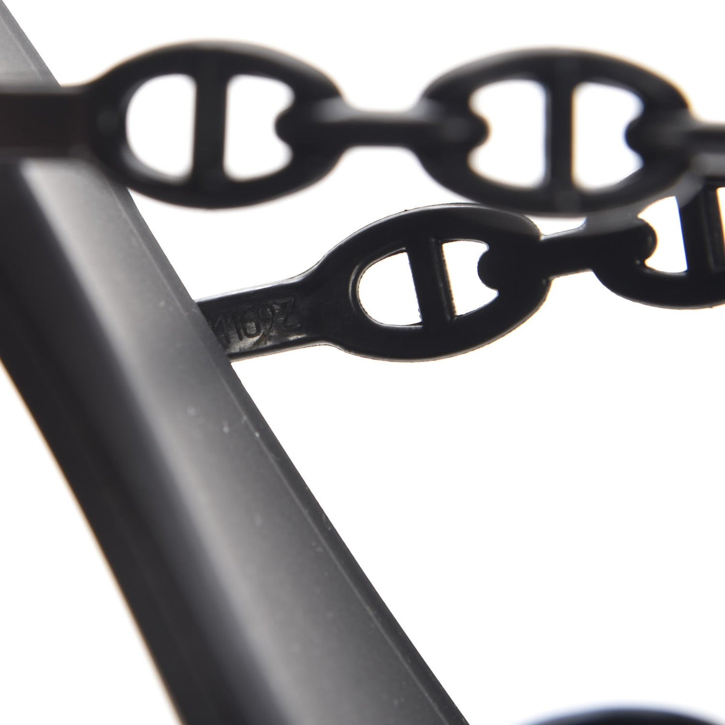 Rubber Chaine d'Ancre Rivage Sandals 37 Black