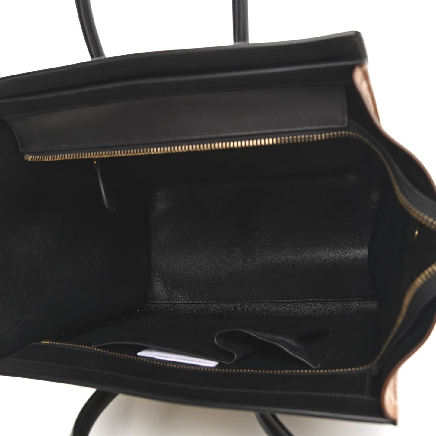 Satin Calfskin Mini Tri-Color Luggage Seashell