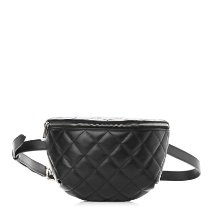 Chanel Lambskin Quilted Waist Belt Bag Black 1 of 11
