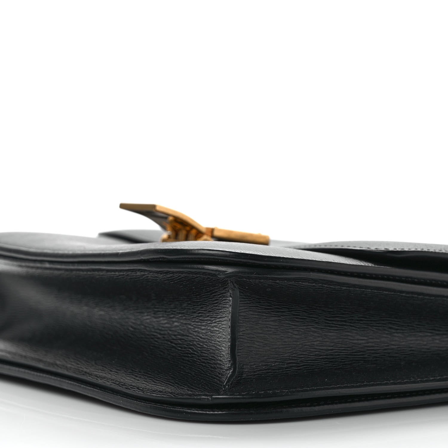 Celine Liege Calfskin Medium Classic Box Flap Bag Black 9 of 10