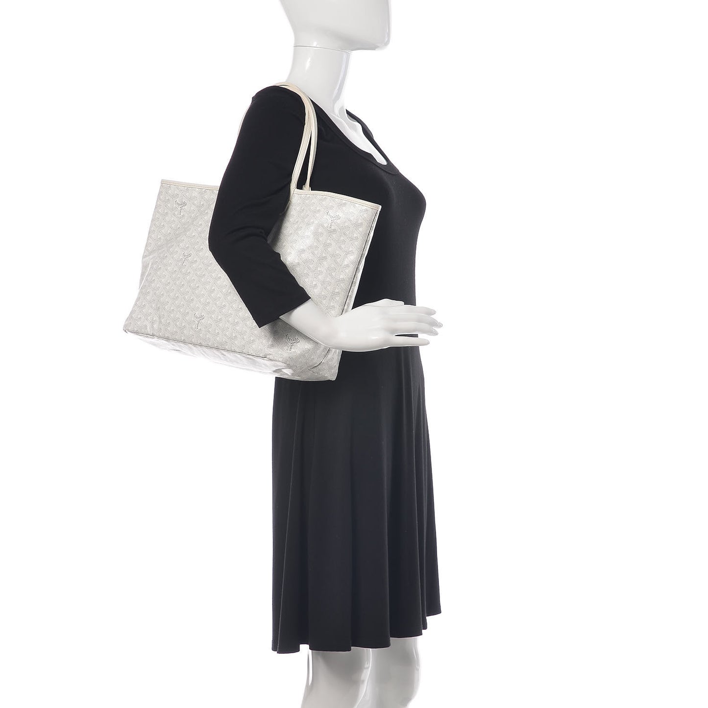 Goyardine Saint Louis PM White