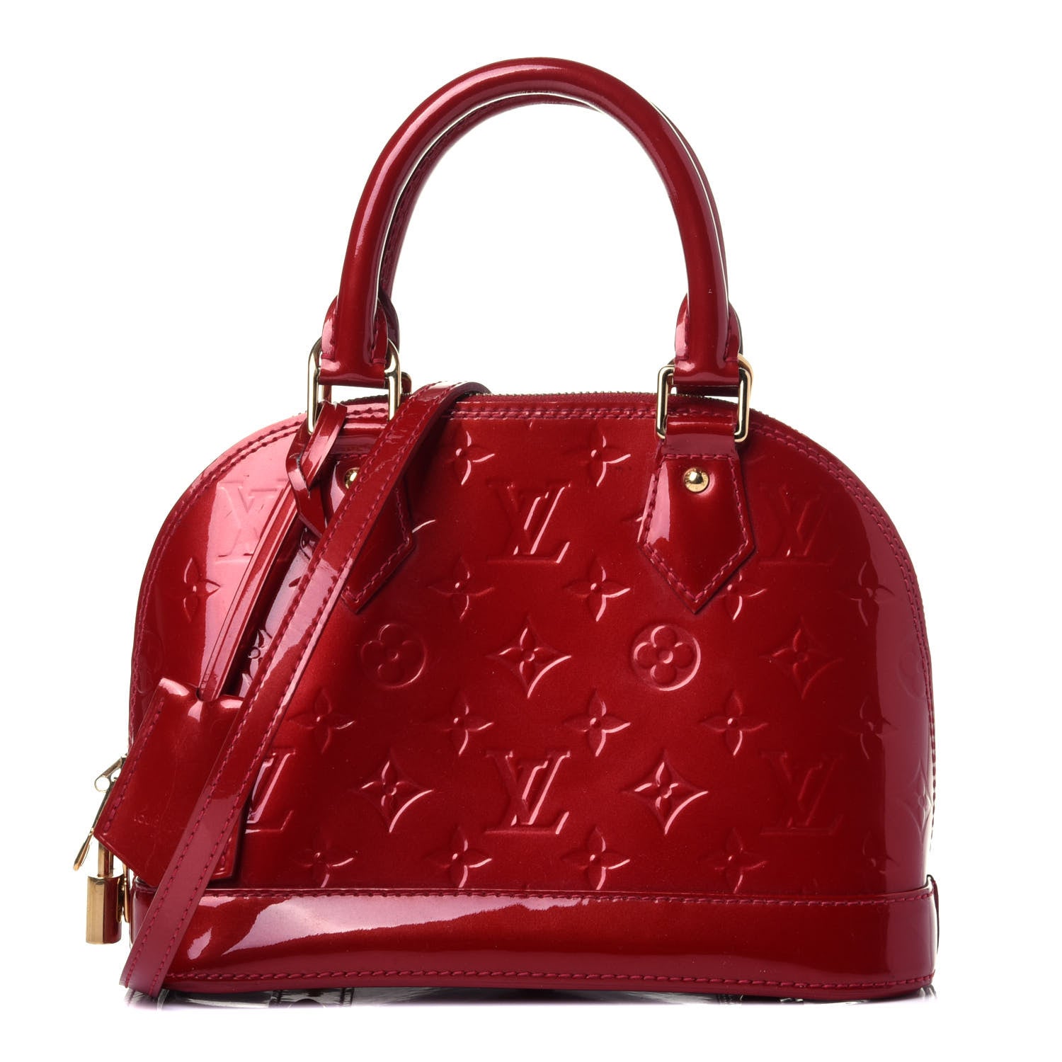Louis Vuitton Vernis Alma BB Pomme D'Amour 1 of 11
