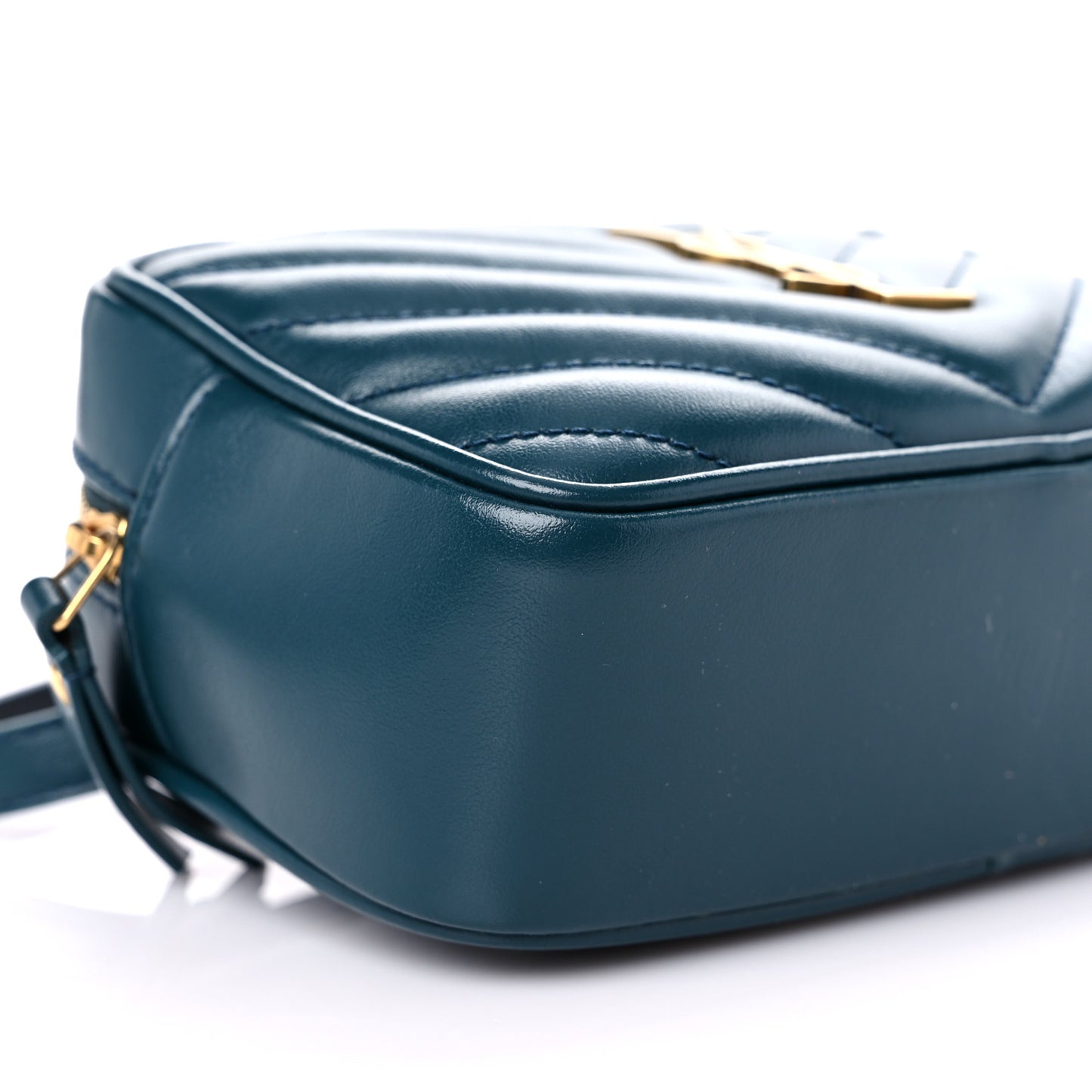 Calfskin Matelasse Monogram Lou Belt Bag Blue