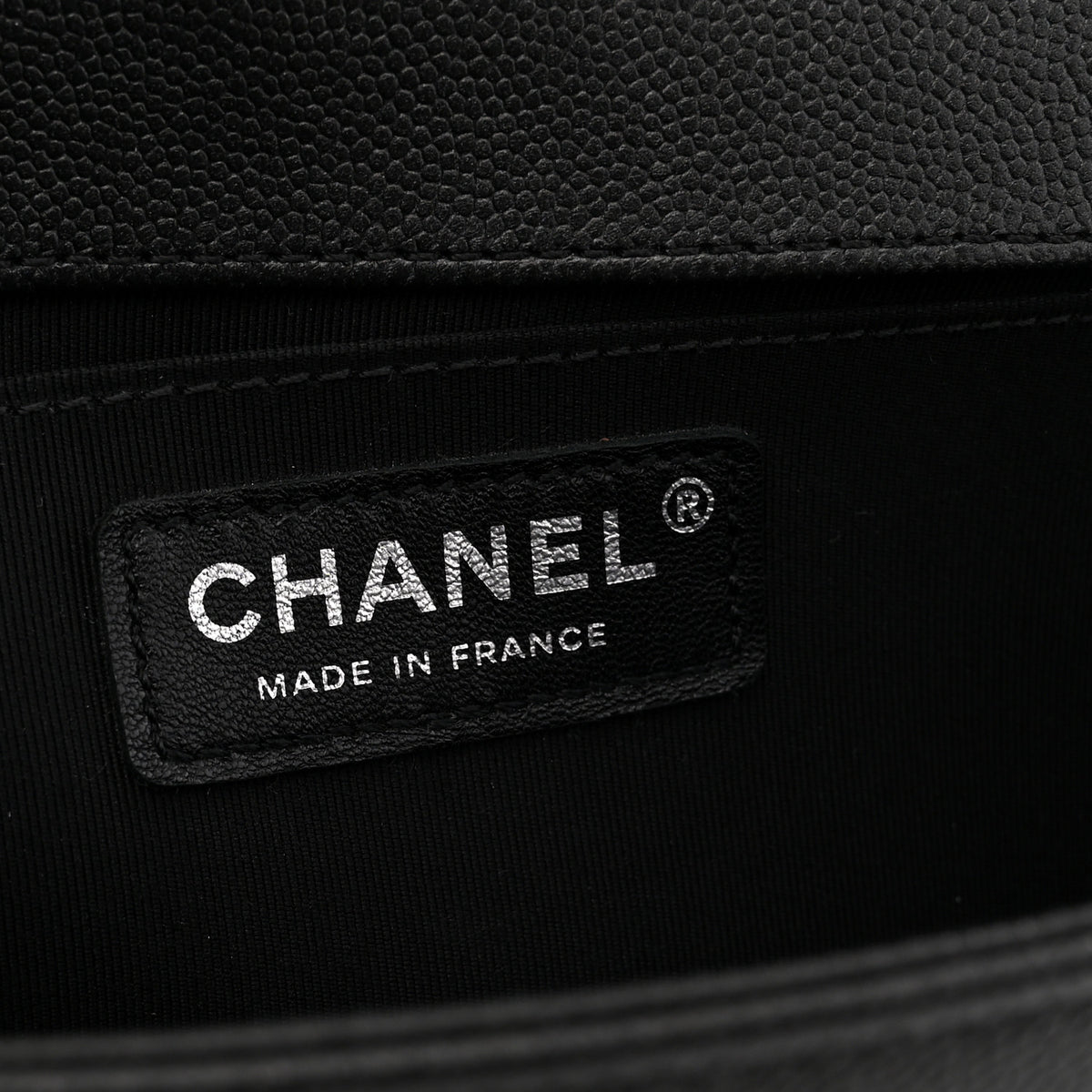 Chanel Caviar Quilted Medium Boy Flap So Black 6 of 12