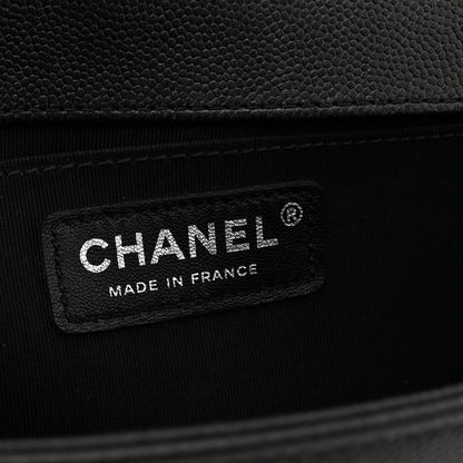 Chanel Caviar Quilted Medium Boy Flap So Black 6 of 12