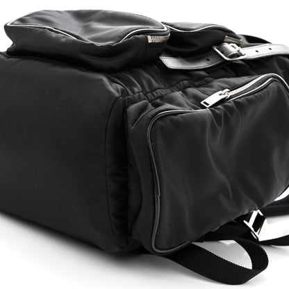 Saint Laurent Nylon City Fold Up Backpack Black 9 of 11