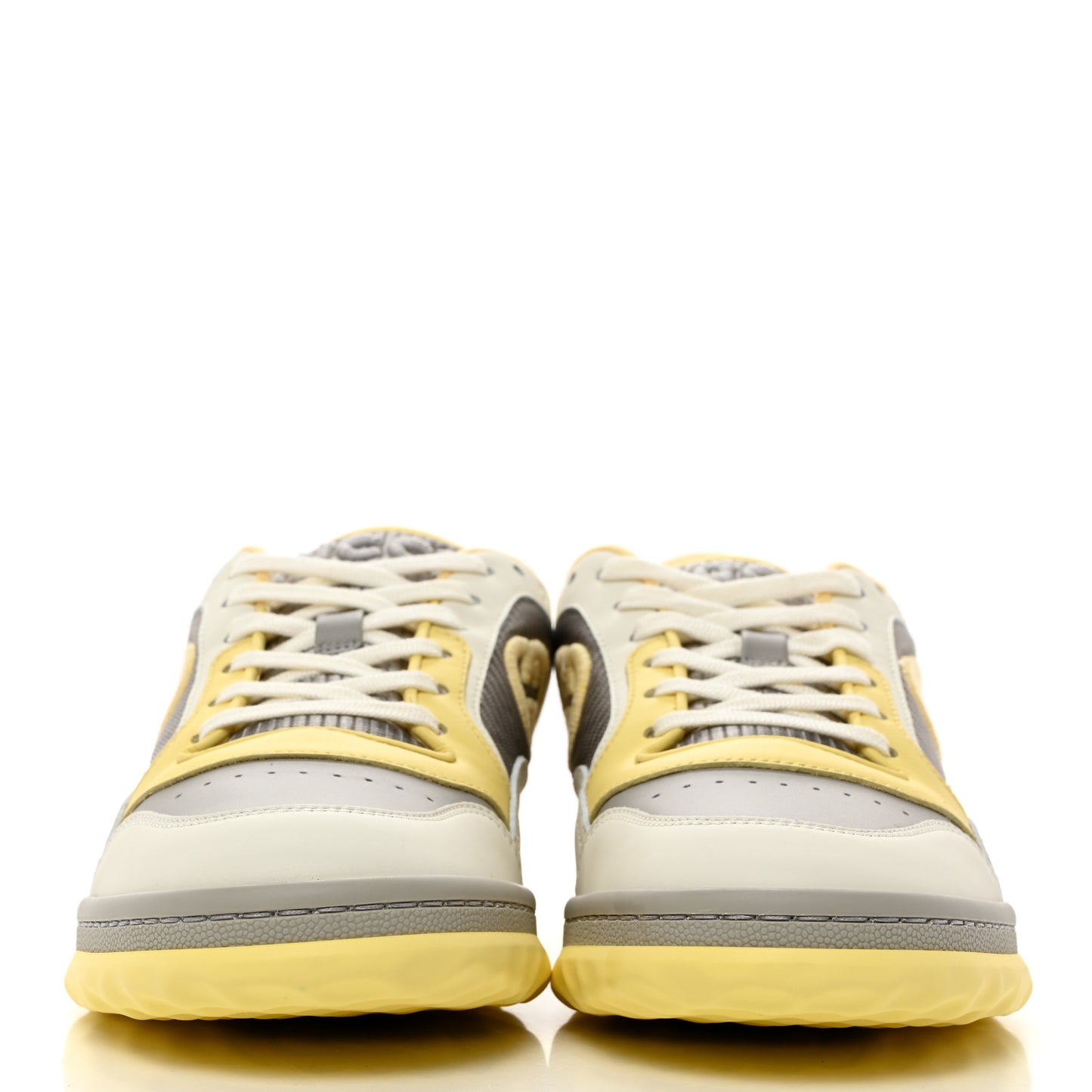 Dali Soft Calfskin Womens Mac80 Sneakers 38 Off White Grey Sky Yellow
