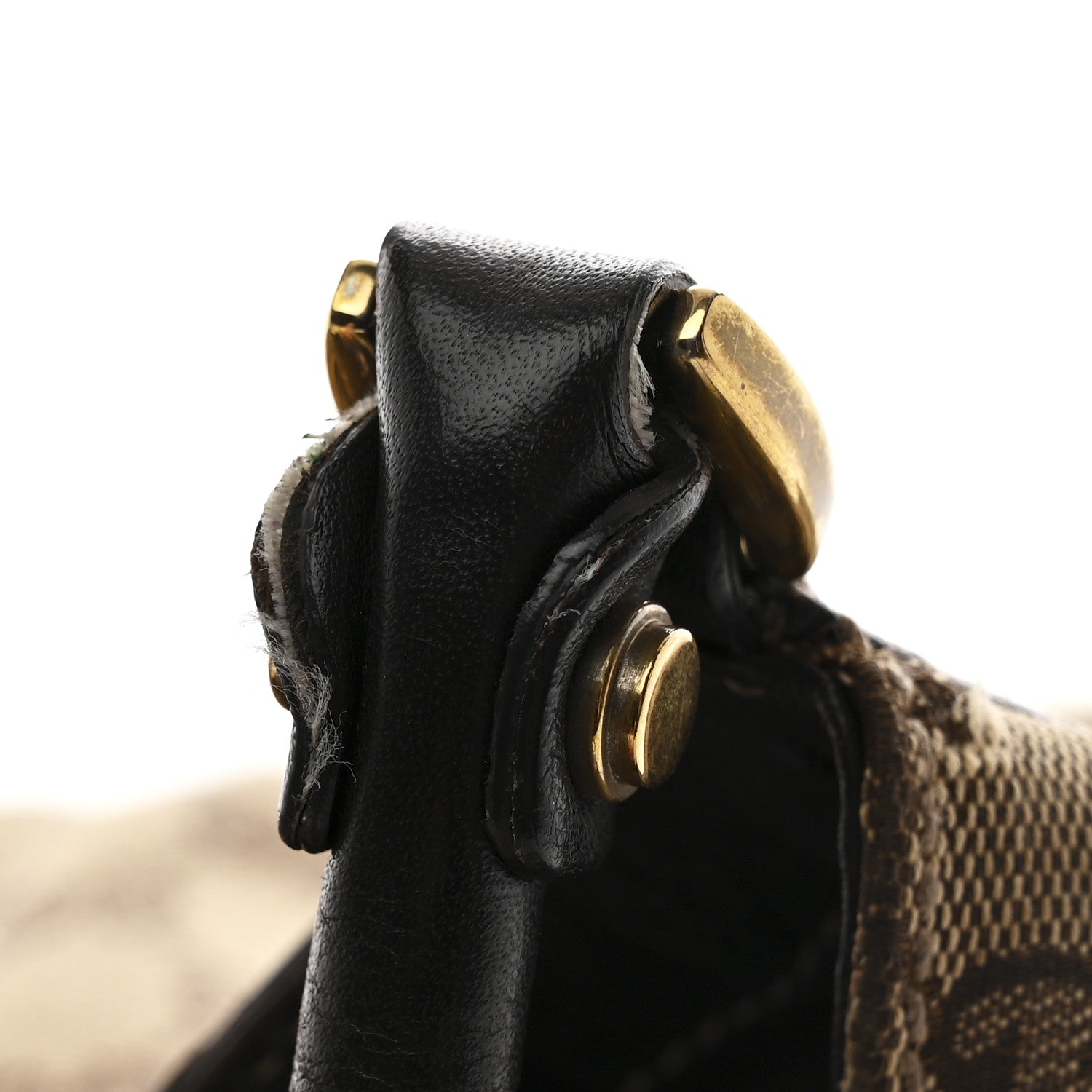 Gucci Monogram Large D Gold Hobo Dark Brown 13 of 13