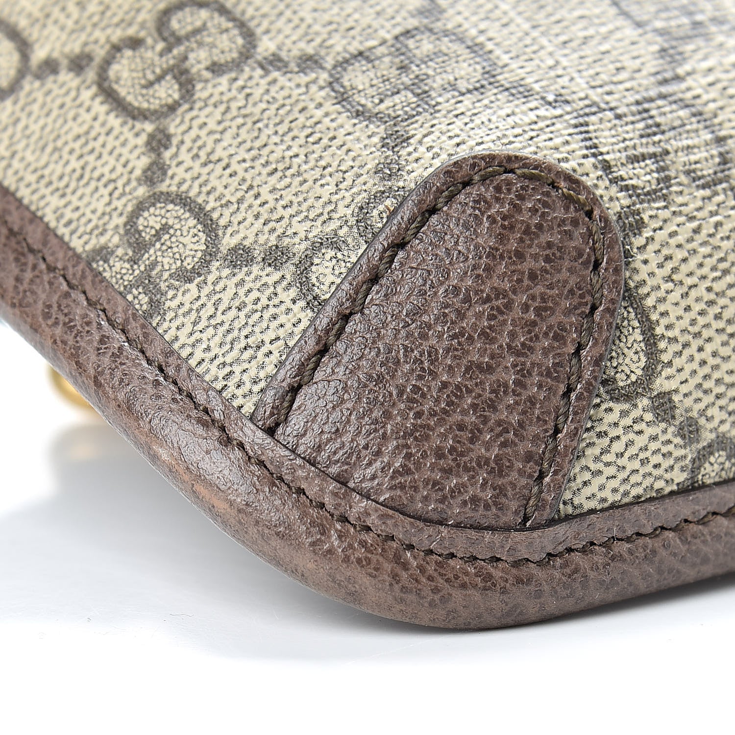 Gucci GG Supreme Monogram Neo Vintage Web Belt Bag Brown 9 of 11