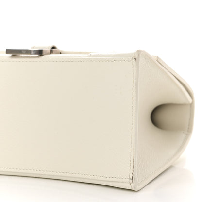 Balenciaga Grained Calfskin Small Hourglass Top Handle Bag White 10 of 10