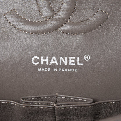 Chanel Caviar Quilted Medium Double Flap Taupe 6 of 15