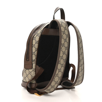 Gucci GG Supreme Monogram Calfskin Web Small Ophidia Day BackpacK Beige Ebony New Acero 3 of 10