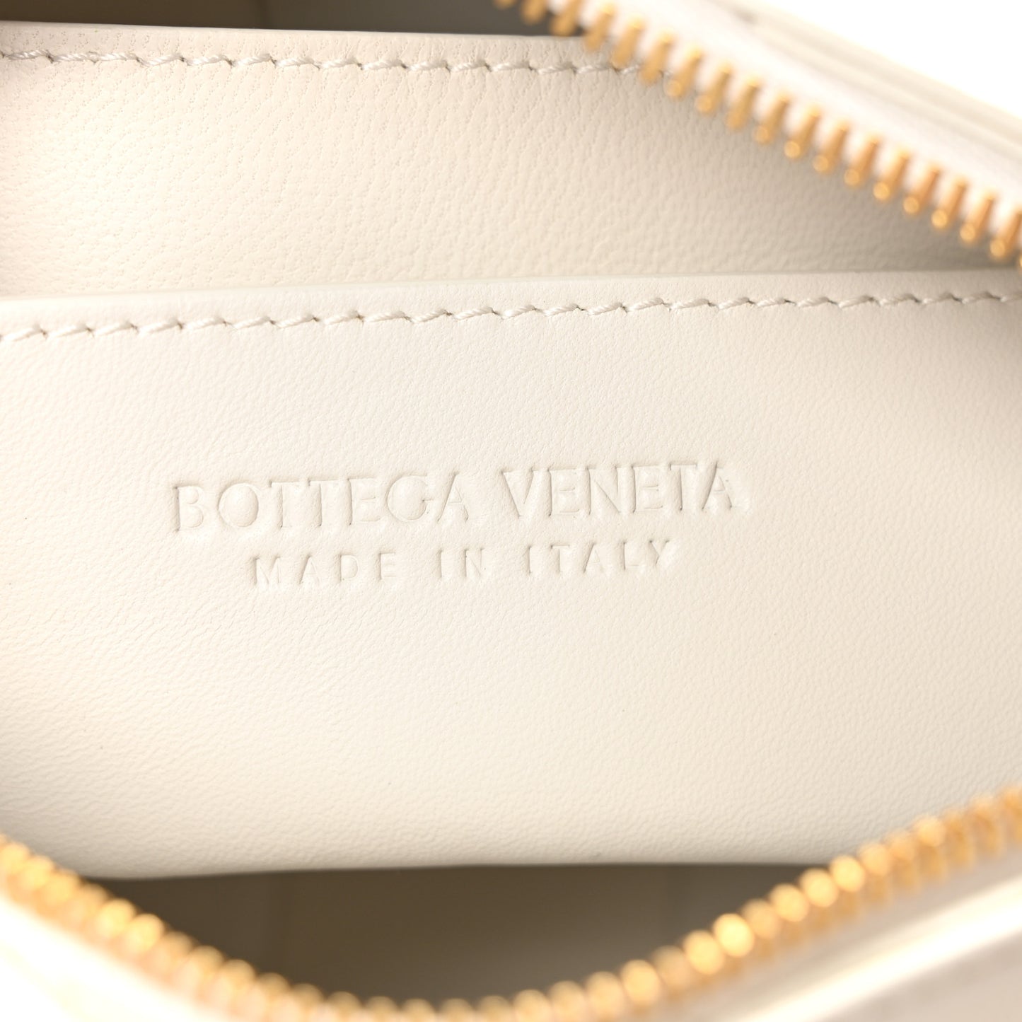 Lambskin Maxi Intrecciato Small Brick Cassette Bag White