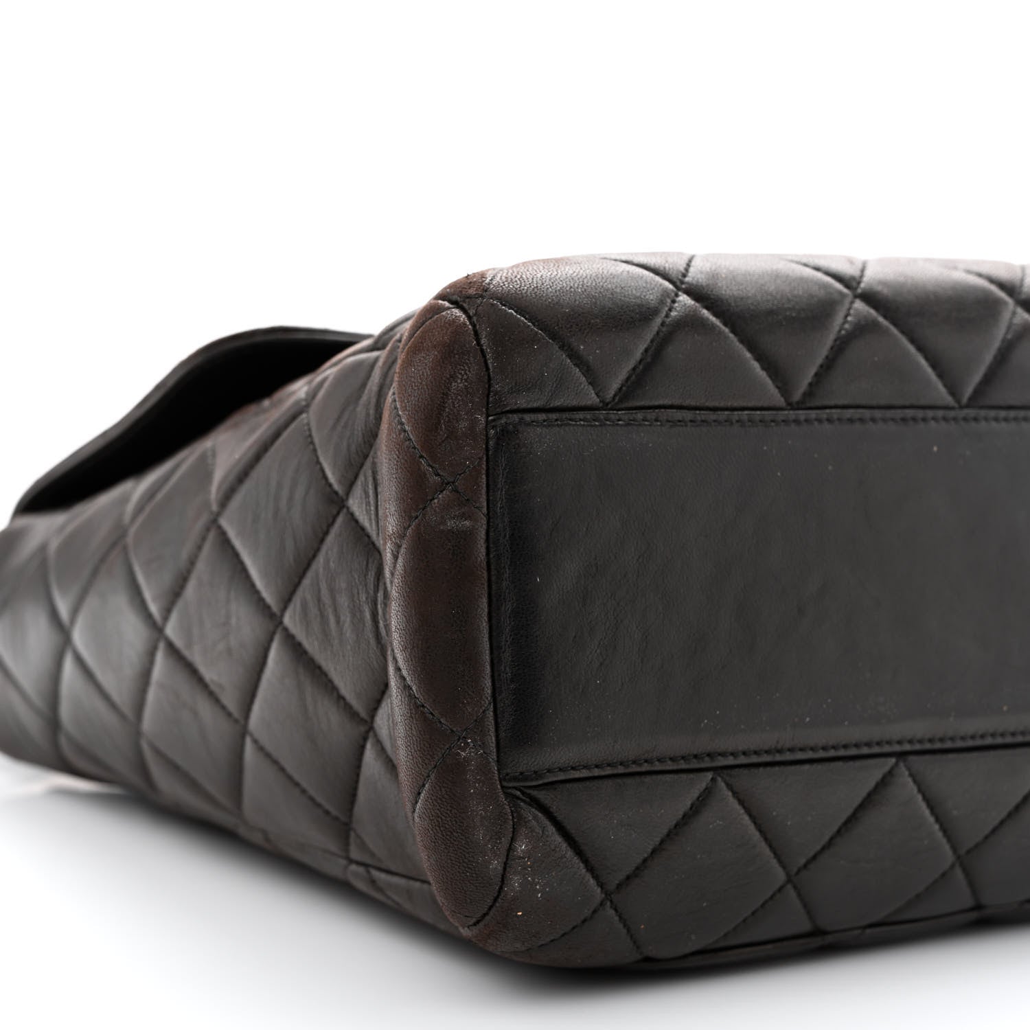 Chanel Lambskin Quilted CC Flap Shoulder Bag Black 9 of 13