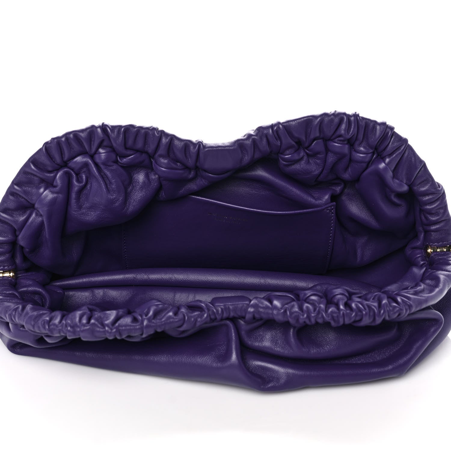 Mansur Gavriel Lambskin Cloud Clutch Viola 5 of 9