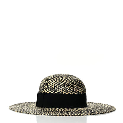 Hermes Straw Anouk Panama Hat 58 Natural Black 4 of 7